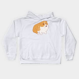 Funny corgi art Kids Hoodie